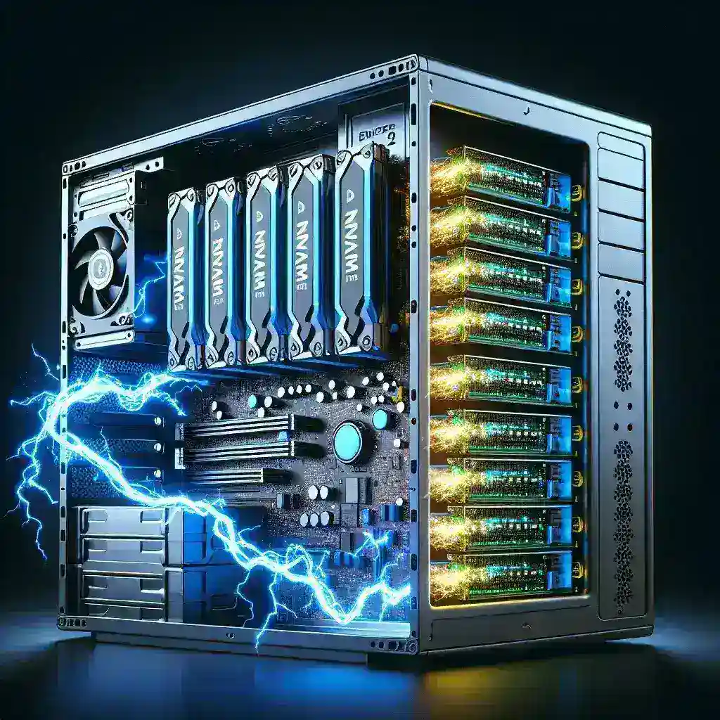 Berapa watt yang dibutuhkan untuk PC dengan beberapa drive NVMe?